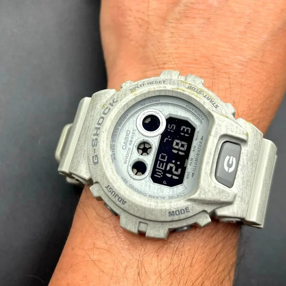 Casio G-Shock GD-X6900HT-7 Heathered White XL Digital Watch